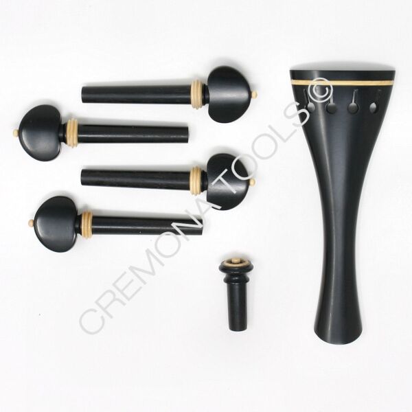 10 Pz Selle In Ebano Per Violino E 10 Pezzi Dadi In - Foto 10