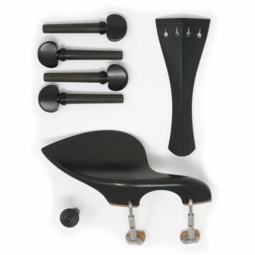 Set Violin English, Hill tp, Ebony/Ebony