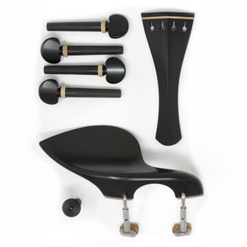 Set Violin English, Hill tp, Ebony/Boxwood