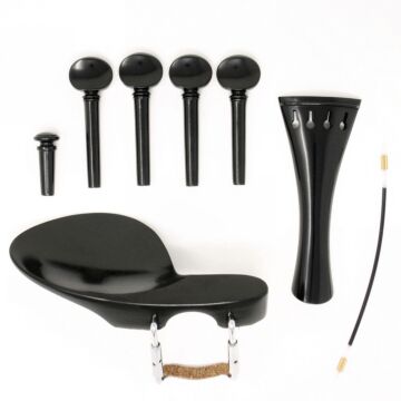 Set Violin Standard Ebony, Round Tp