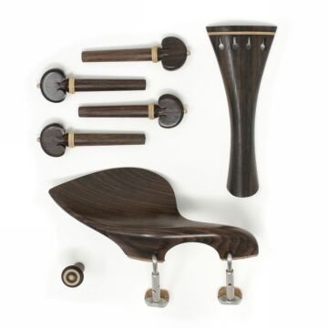 Set Violin Heart  Rosewood/Boxwood