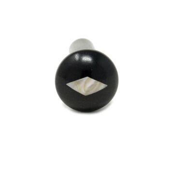 Endbutton Violin MOP Rhombus Ebony