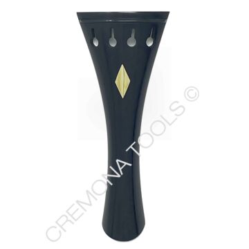 Tailpiece Violin Ebony Brass Rhombus