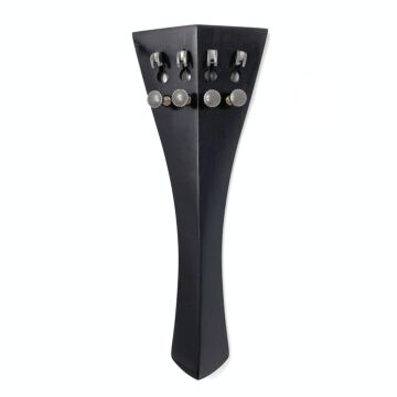 Tailpiece Viola Preciso Ebony, 4Titanium 129mm
