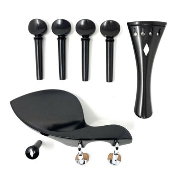 Set Violin Ebony with MOP Rhombus Inla