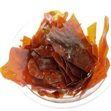 Lemon shellac 5% Wax 100g