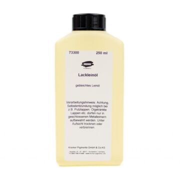 Kremer Linseed for Varnish Bleached, Filtered 1L