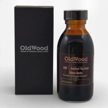 OldWood Amber Varnish Extra Resin 60ml