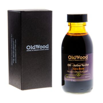 OldWood Amber Varnish Extra Resin 125 ml