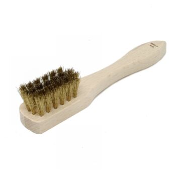 Brush for files in brass wire
