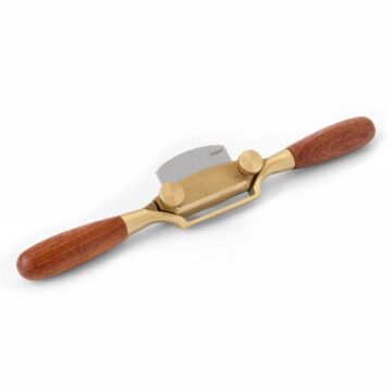 Spokeshave brass with curved sole,