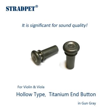 STRADPET hollow titanium Endbuttons, for violin and viola