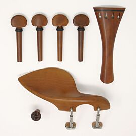 Set Violin Pegs English, Chinrest Tartini, Boxw/Boxw