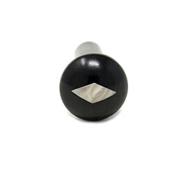 Endbutton Violin MOP Rhombus Ebony