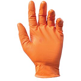 Saratoga Orange Nitrile Gloves M