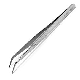 Tweezers Bent Tip 120mm