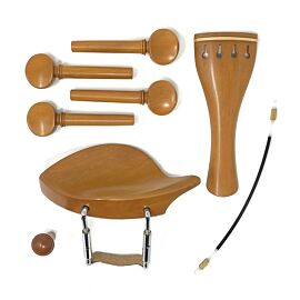 Set Violin Standard Boxwood, Round Tp + tailgut