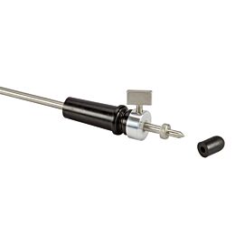 Cello Endpins in Ebony and tintul with Empty Rod 