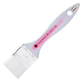 B♦B White Synthetic Fibre Flat Brushes