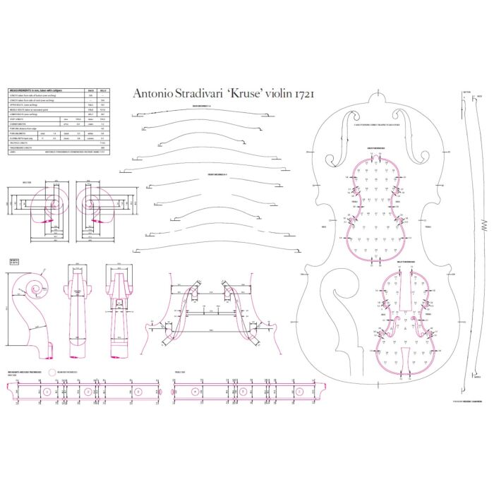 Poster Stradivari violin 