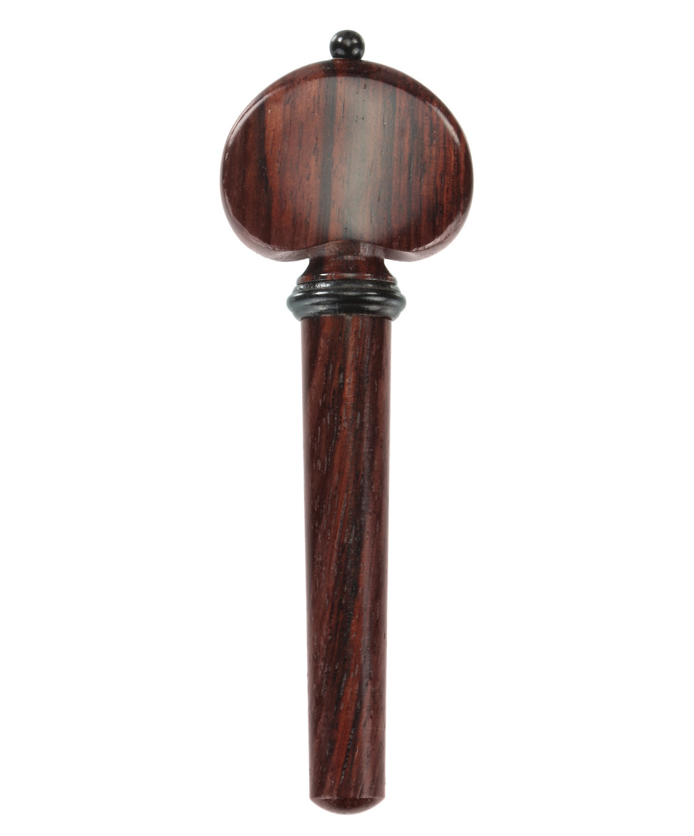Violin Pegs Ebony Wood Hill Model With Golden Ring Ball 4/4 (Pack Of 4